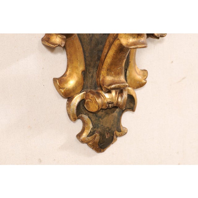 Italian Mid 20th Century Italian Gilt-Wood Wall Bracket For Sale - Image 3 of 9