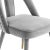 Petra Light Grey Velvet Side Chair For Sale - Image 4 of 8
