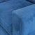 Crate & Barrel Blue Velvet Lounge Swivel Chair For Sale In San Francisco - Image 6 of 7