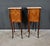 Louis XV Style Marquetry Bedside Tables, Late 20th Century, Set of 2 For Sale - Image 4 of 18