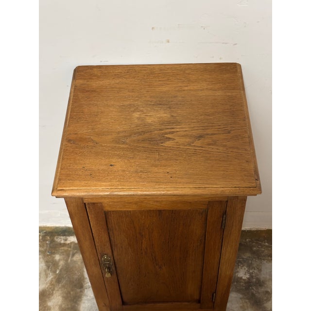 Antique Oak Potcupboard Nightstand For Sale In Naples, FL - Image 6 of 8