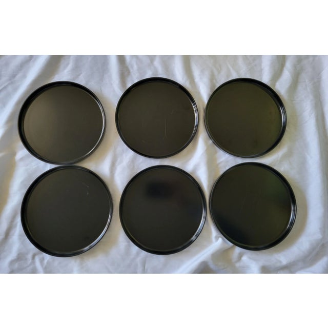 Massimo Vignelli 1960s Modernist Massimo Vignelli for Heller Melamine Black and White Dining Set- 19 Pieces For Sale - Image 4 of 13