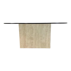 Travertine Cube Coffee Table