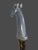Gray Khanjar dagger in chalcedony with a giraffe head, INDIA, Mughal Dynasty (1526-1857) For Sale - Image 8 of 8