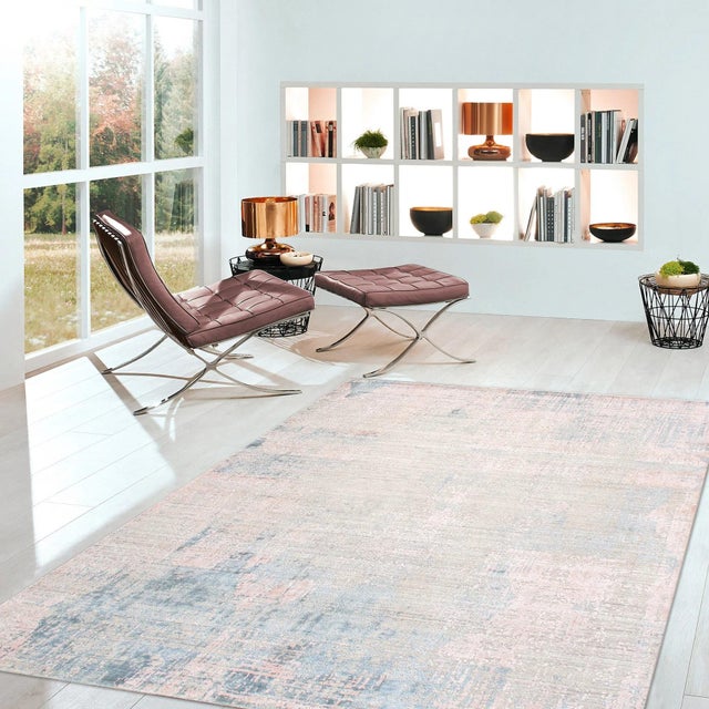 Pasargad Home Malibu Grey Area Rug-10' 0'' X 14' 0'' For Sale In New York - Image 6 of 6