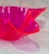Plastic 1960s Retro Mid-Century Modern Neon Pink Acrylic / Lucite Pillar Candleholder For Sale - Image 7 of 9