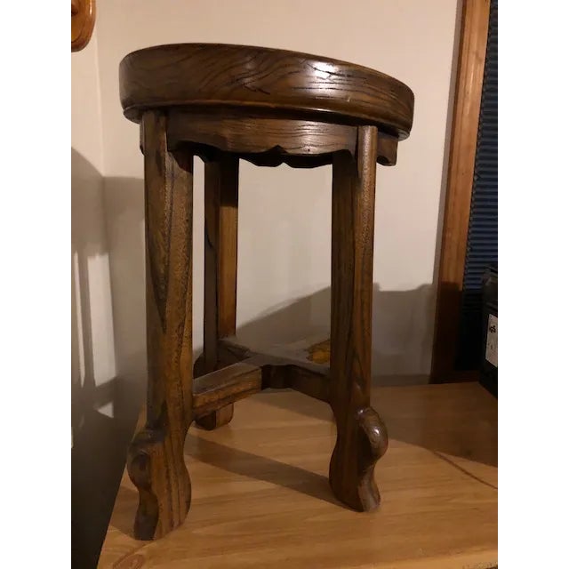 Our Vintage Curved Leg Stool offers extra seating can also double as a side table. Guaranteed to enhance your home with...