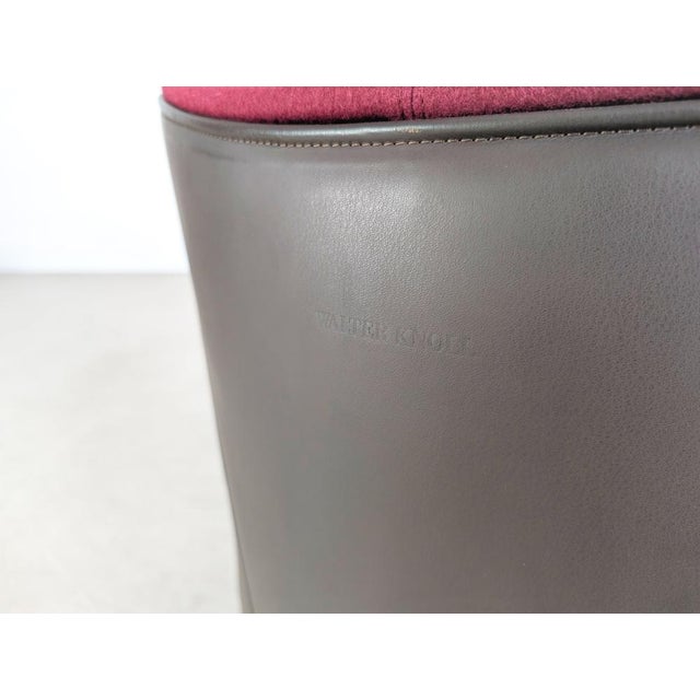 Armchair with Lilac Upholstery by Eoos for Walter Knoll For Sale - Image 10 of 11