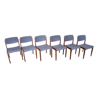 Chairs by H.W. Klein for Bramin, Denmark, 1960, Set of 6 For Sale