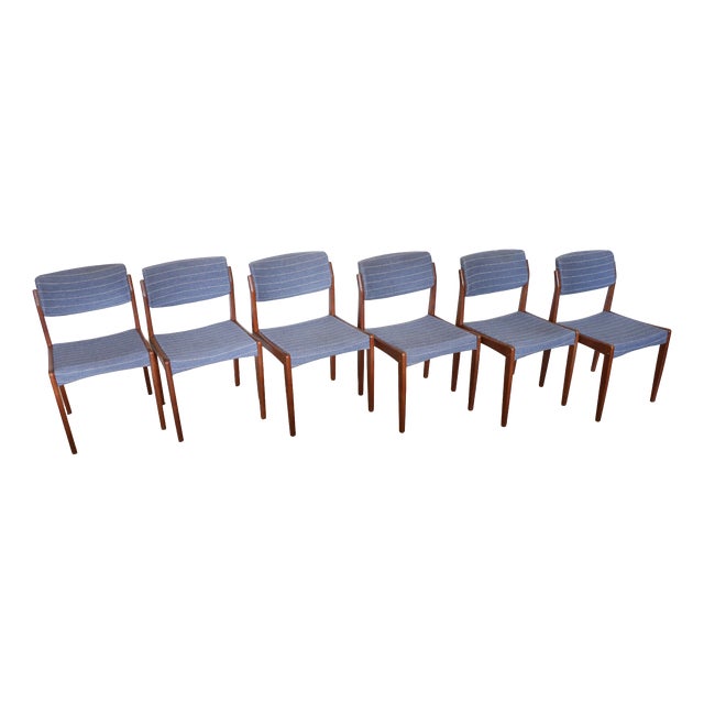 Chairs by H.W. Klein for Bramin, Denmark, 1960, Set of 6 For Sale