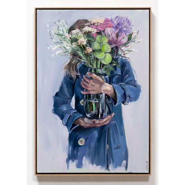 Early 21st Century Justyna Kuklo, Melancholy I, 2025, Oil Painting on Canvas, Framed For Sale - Image 5 of 6