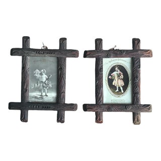 1900s Pair Black Forest Frames For Sale