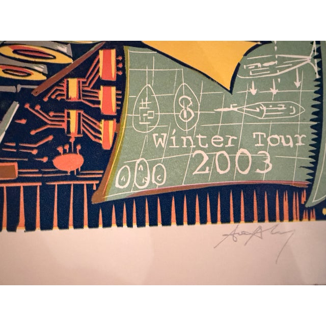 Trey Anastasio - Winter Tour 2003, Worcester, Limited-Edition Screenprint on Paper For Sale In Washington DC - Image 6 of 6