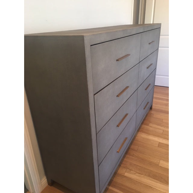 Graydon Shagreen Nightstand In White 47 Off Restoration Hardware