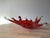 1960s Large Mid-Century Red Pop Art Splash Murano Glass Bowl For Sale - Image 9 of 12