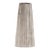 Silver Chiseled Metal Vase For Sale