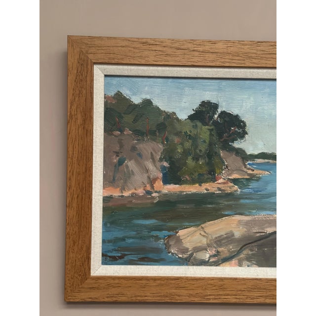 Ragner Nyberg, River, 1969, Oil on Panel, Framed For Sale - Image 17 of 18