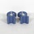 Vintage Blue and White Jasperware Mini Vases, Wedgwood Style Miniature For Sale - Image 6 of 8