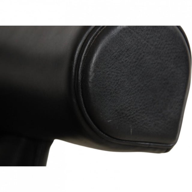 Ox Chair in Black Leather by Hans Wegner, 1990s For Sale - Image 18 of 18