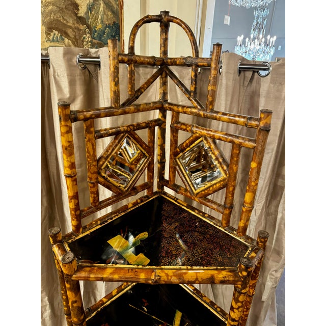 Napoleon III Bamboo Etagere For Sale - Image 4 of 8
