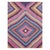 A vintage Turkish flat-weave Kilim room-size carpet in square format handmade during the mid-20th century with a colorful...