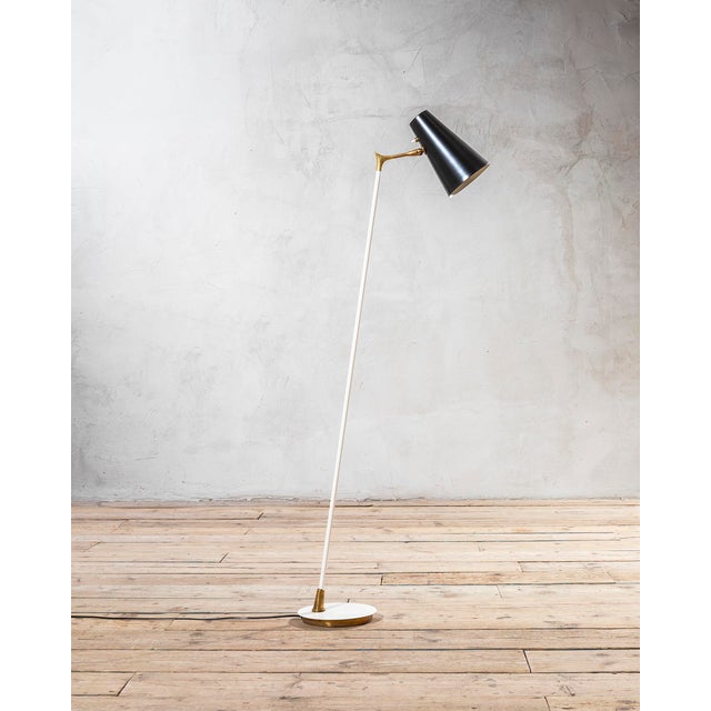 Metal Vintage Metal Floor Lamp from Stilnovo, 1960s For Sale - Image 7 of 7