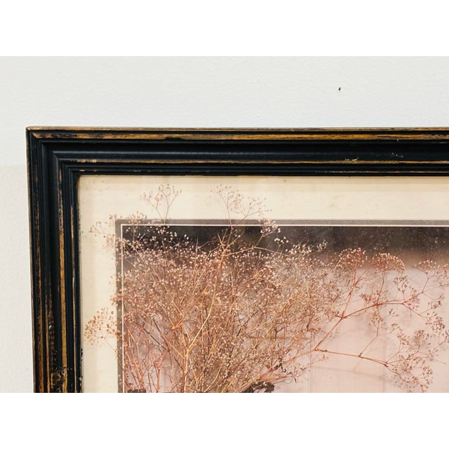 Late 20th Century Framed Sporting Art Duck Decoy Print in Distressed Black Frame For Sale - Image 5 of 7