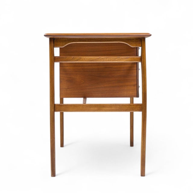 Lane Furniture Lane Acclaim Mid Century Walnut Desk For Sale - Image 4 of 12