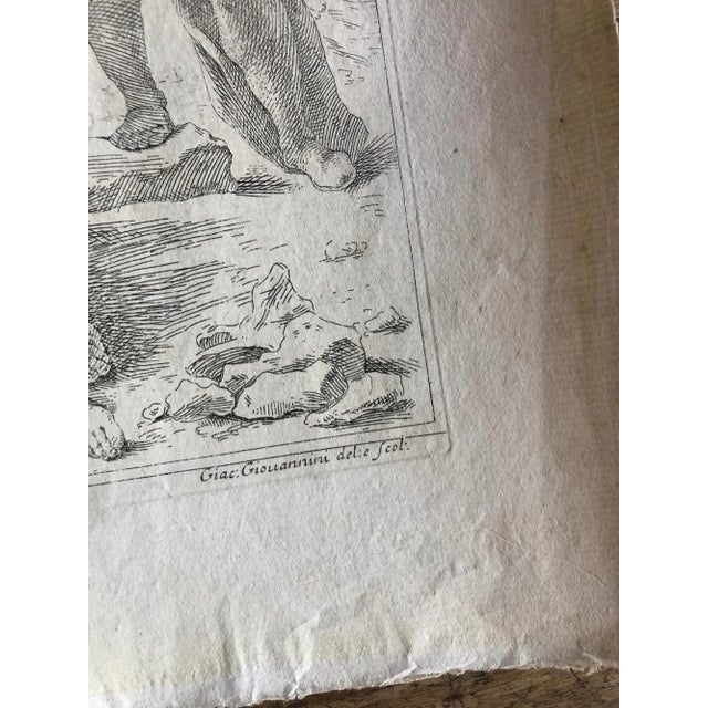 Antique Print- 18th Century Etching For Sale - Image 4 of 12