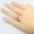 1960s Tiffany & Co Schlumberger Gold Platinum 16 Stone Diamond Ruby Band Ring, Size 5 For Sale - Image 5 of 14