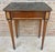Neoclassical Mahogany Side Table With Fluted Legs And Green Marble, 1920s For Sale - Image 16 of 18