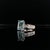 2010s Diamond Aquamarine Ring 3.30TCW 14k Gold Women Certified For Sale - Image 5 of 12