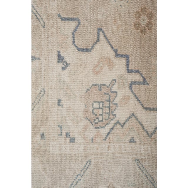 Pink Turkish Pink Oushak Wool Rug For Sale - Image 8 of 12