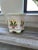 Shabby Chic Vintage Portuguese Lily of the Valley Hand-Painter Cachepot/Planter For Sale - Image 3 of 9