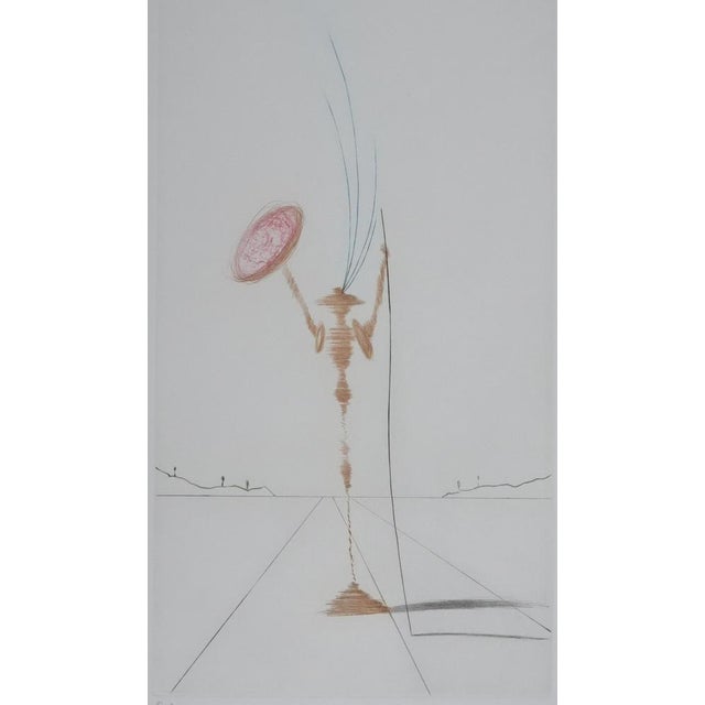Salvador Dali (1904-1989) Don Quixote Original color engraving Signed in pencil Justified EA (Artist's Proof) On vellum,...