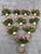 2020s Pink White Flower Napkin Rings Set of 10 For Sale - Image 5 of 12