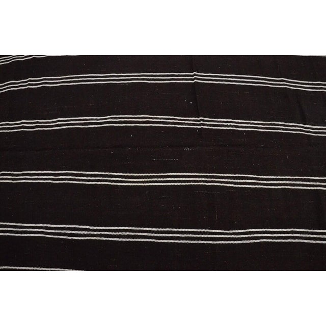 Organic Vintage Kilim Rug For Sale - Image 4 of 9