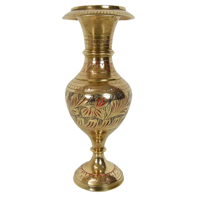 Mid-Century Brass Vase, 1960s For Sale - Image 10 of 10