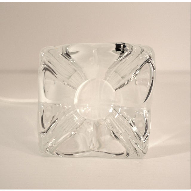 Large Art Glass Table Lamps by Paul Kedelv for Flygsfors, 1950s, Set of 2 For Sale - Image 10 of 11