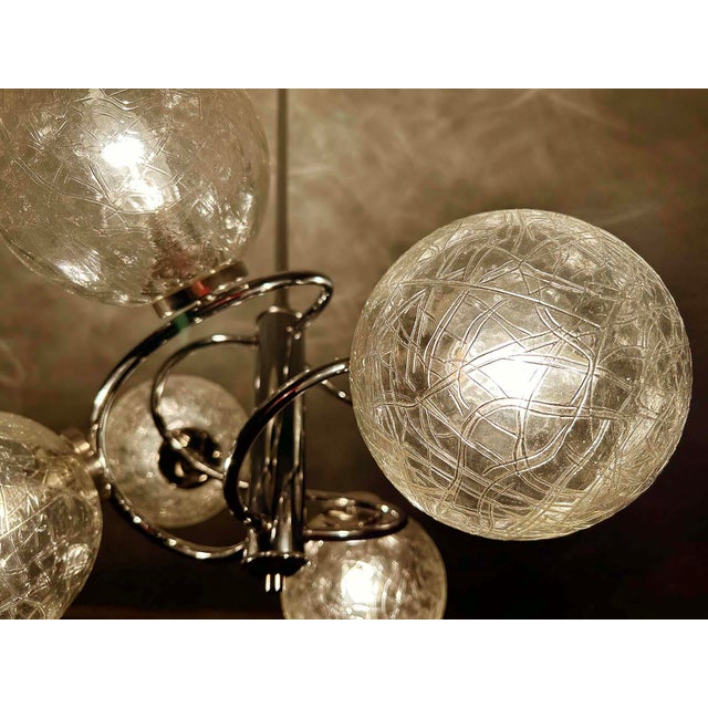 Vintage Space Age Sputnik Pendant Light, 1970s For Sale - Image 12 of 18