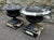 Late 19th Century Victorian Cast Iron Garden Urns - A Pair For Sale - Image 15 of 15