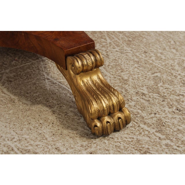 Italian Style Inlaid Pedestal Dining Table For Sale - Image 11 of 18