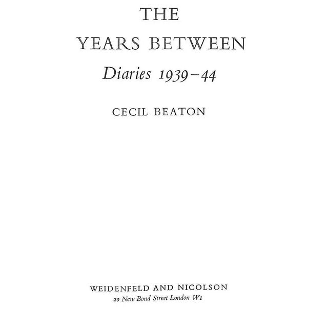 Paper Mid 20th Century Cecil Beaton's Diaries 6 Volumes For Sale - Image 7 of 12