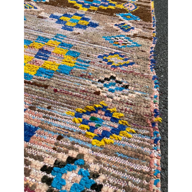 Traditional Vintage Runner Boujaad Rug For Sale - Image 3 of 9