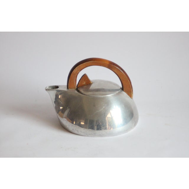 This kettle is a perfect example of streamline design. Jean Picquot designed this kettle for Burrage and Boyde in 1938 and...