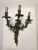Vintage Italian Bronze Wall Sconces, Set of 2 For Sale - Image 4 of 8
