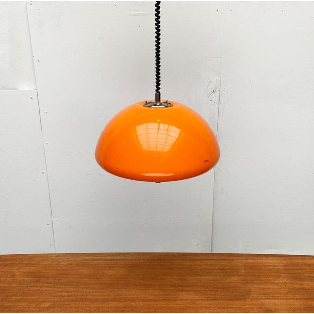 Space Age Cabras Pendant Lamp by Luigi Massoni for Guzzini, 1960s For Sale - Image 11 of 18