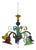 Murano Multicolored Glass Chandelier by Simoeng For Sale