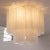 Frosted Murano Glass Chandelier, Italy, 1990s For Sale - Image 10 of 11