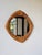 Vintage French Riviera Wicker-Framed Mirror, 1960s For Sale - Image 6 of 18